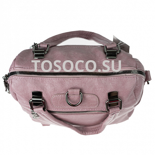685-7 pink сумка-рюкзак экокожа 24х24х12