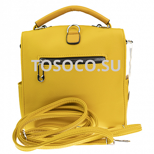 k22 yellow сумка-рюкзак экокожа 30х20х8
