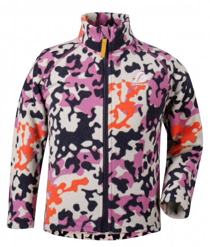MONTE PRINT Куртка для детей из флиса 853 пурпурные водоросли