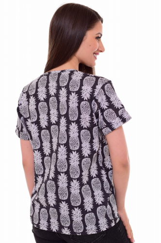 Новое Кимоно, Женская футболка с принтом ананасы