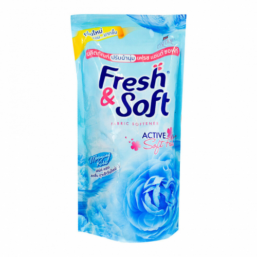 Lion Thailand Fresh&Soft Кондиционер для белья парфюмированный Утренний Поцелуй, 600 мл