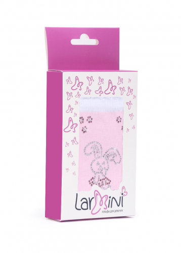 LARMINI Гольфы LR-G-162879, цвет розовый/белый