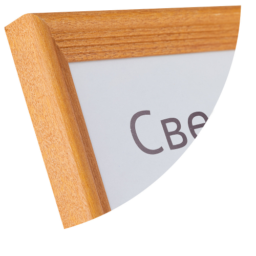 Рамка для сертификата Светосила 21x30 (A4) сосна c18 орех, с пластиком
