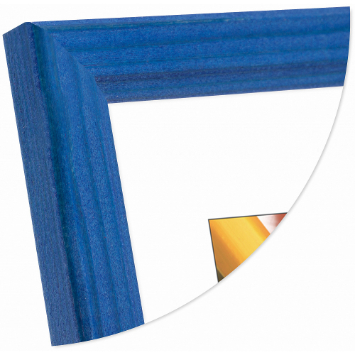 Рамка для сертификата Светосила Радуга 30x40 синий, сосна со стеклом