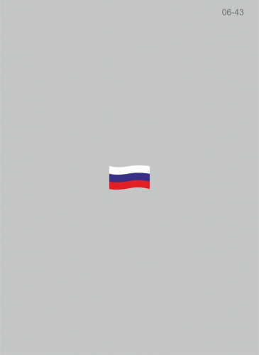 06-43 Термотрансфер маленький Флаг России 2х4см