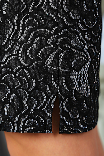 Платье футляр П 183 (Чёрный)