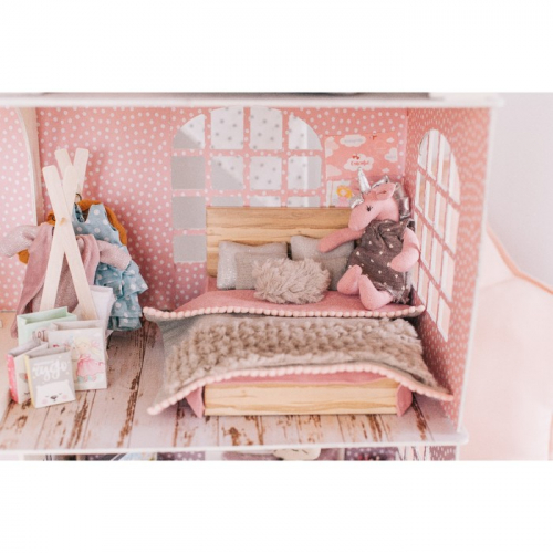 Кроватка для игрушки–малютки «Сны принцессы», набор для шитья, 21 × 29,7 × 1 см