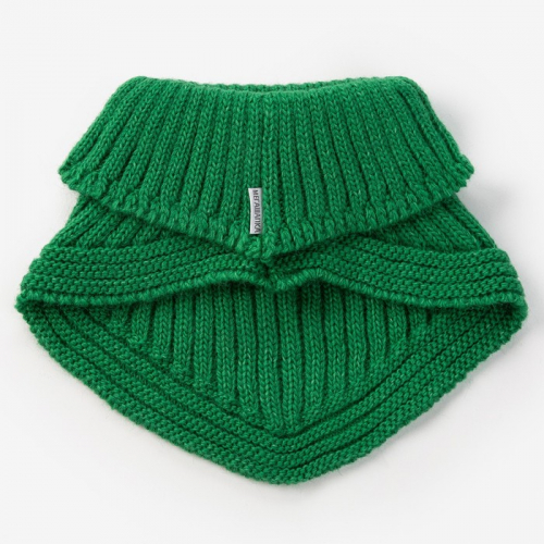 Шарф-манишка для мальчика, размер 3-6 лет, цвет зеленый