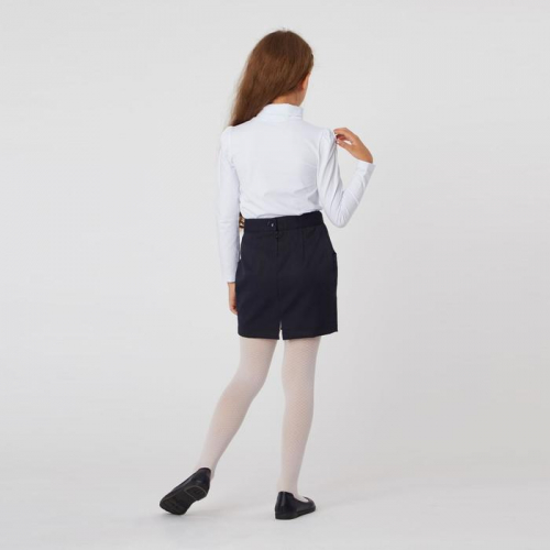 Школьная юбка футляр, цвет тёмно-синий, рост 170 (L)