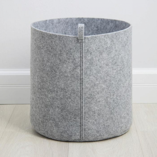Корзина для хранения Eva Funny «Краб», 30×30×30 см, цвет светло-серый
