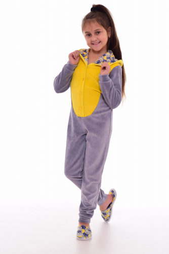 Пижама детская Кигуруми Мишка (лимон)