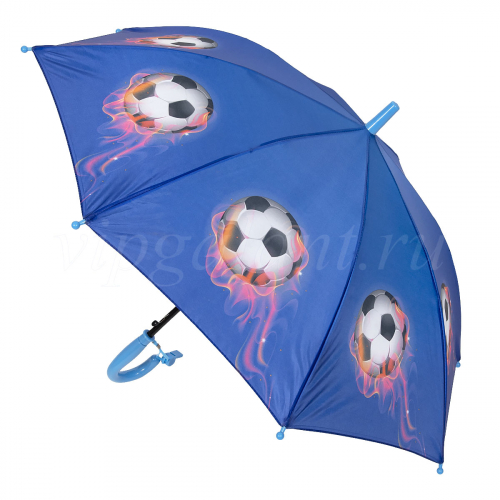 Зонт детский RainProof 217A трость автомат Football