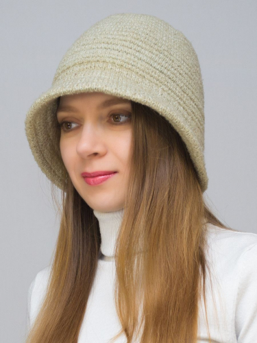 Шляпа женская весна-осень Angel (Цвет бежевый), размер 56-58, шерсть 30%