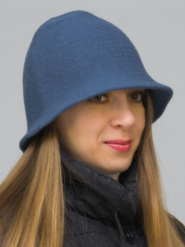Шляпа женская весна-осень Тейла (Цвет джинс), размер 54-56; 56-58