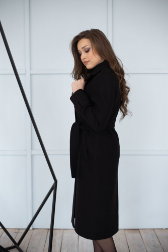 Пальто женское демисезонное 21800 (черный)
