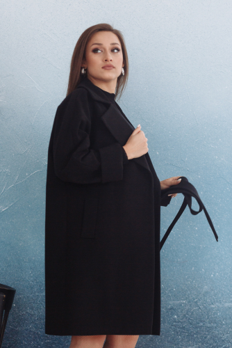 Пальто женское демисезонное 22480  (черный)