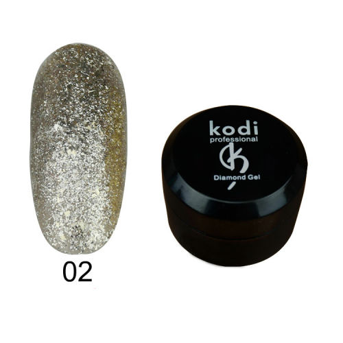 Kodi Diamond Gel, гель-лак  в банке №2, 5 гр