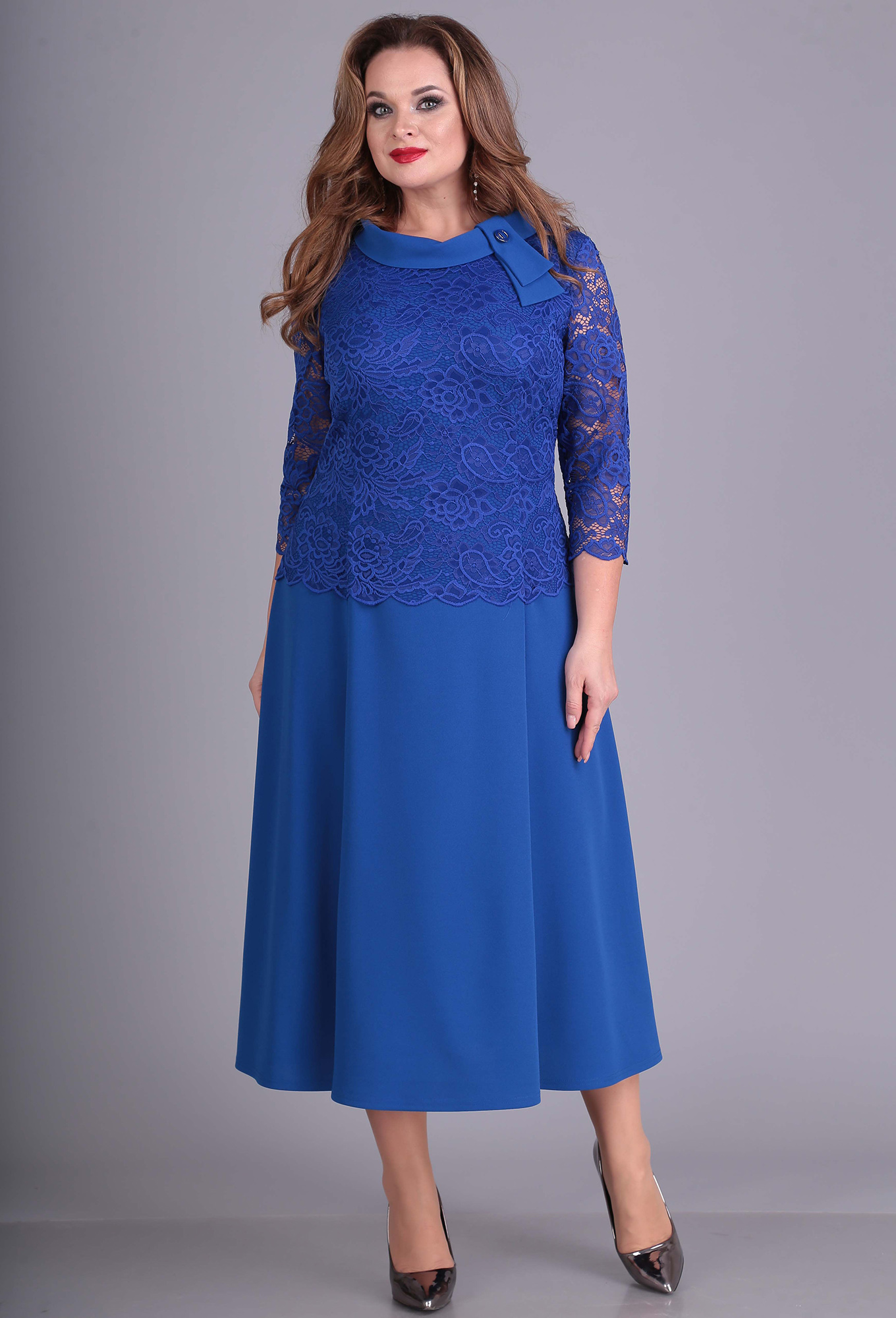 ст. цена2299руб.! Платье Anastasia Mak 665 василек