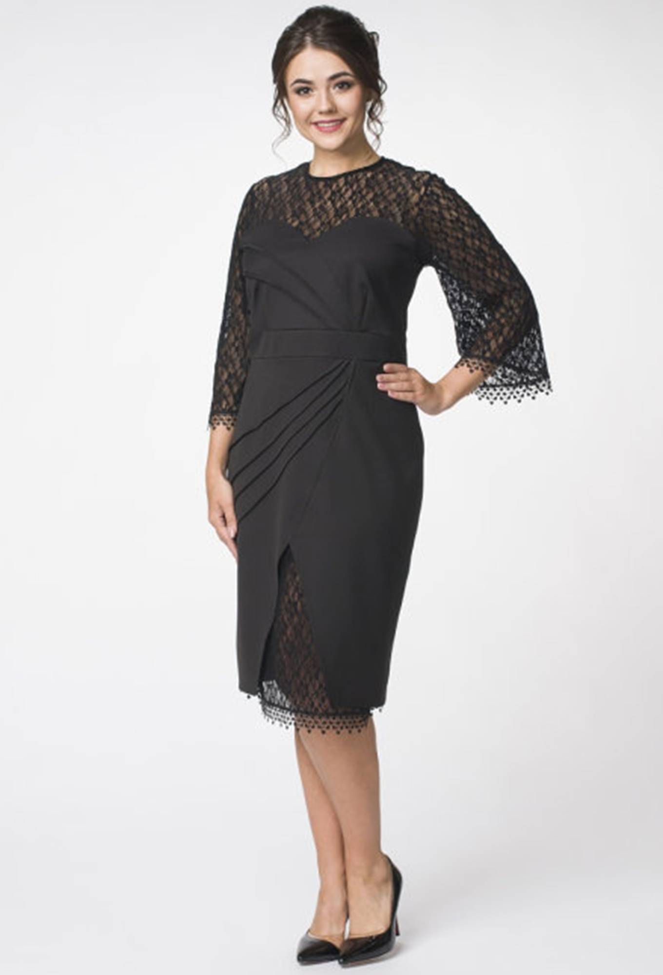 ст. цена1999руб.! Платье Melissena 919 черный