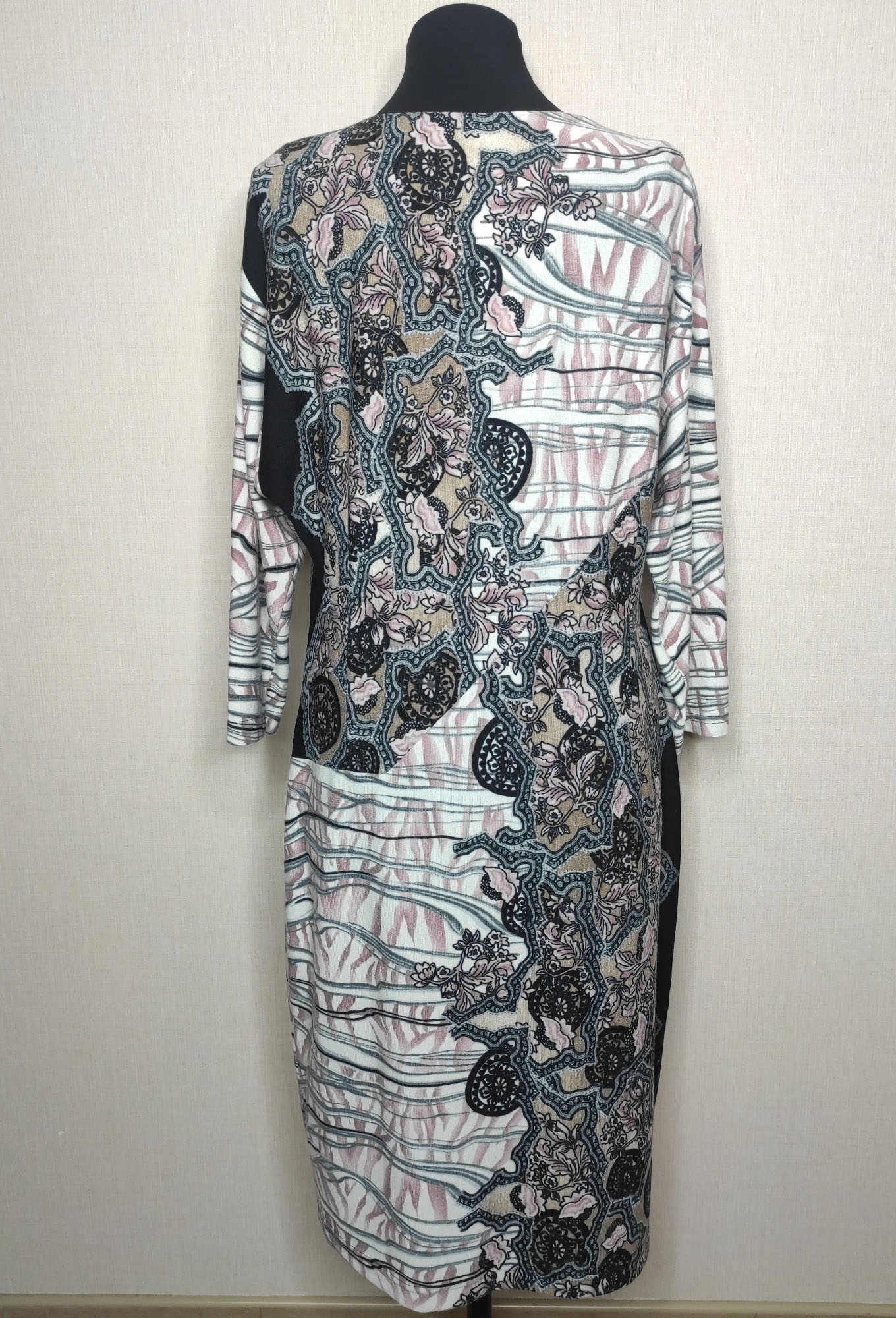 ст. цена1599руб.! Платье Melissena 1023 бежево-серый