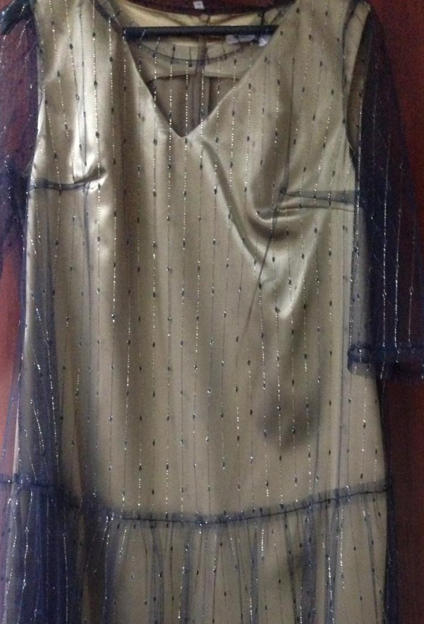 ст. цена1999руб.! Платье Bazalini 2975 золото-синий