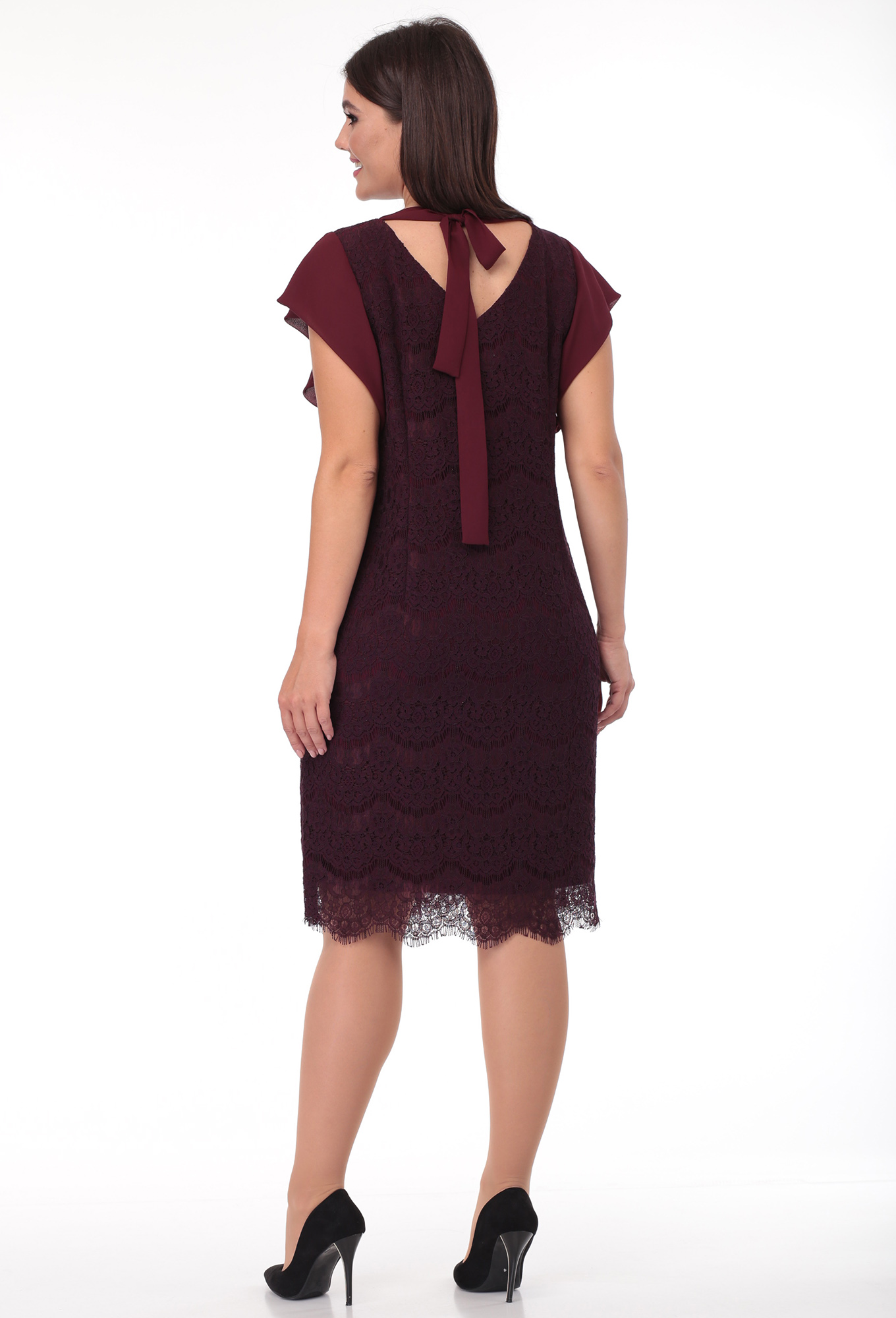 ст. цена1999руб.! Платье Anastasia Mak 748 бордо