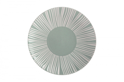 Тарелка  закусочная Solaris серо-зеленая, 20,5 см, 58077