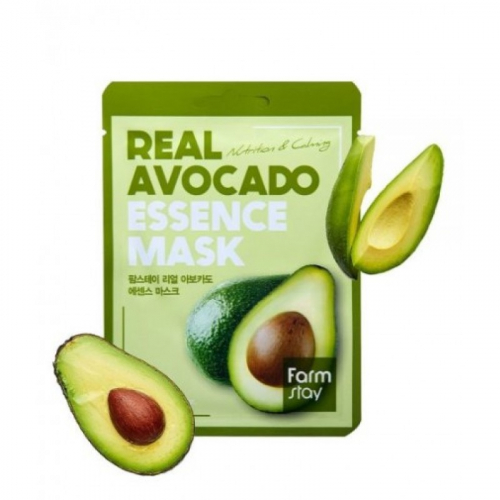 Farm Stay Real Essence Mask AVOCADO  (23ML*10EA) - Тканевая маска для лица