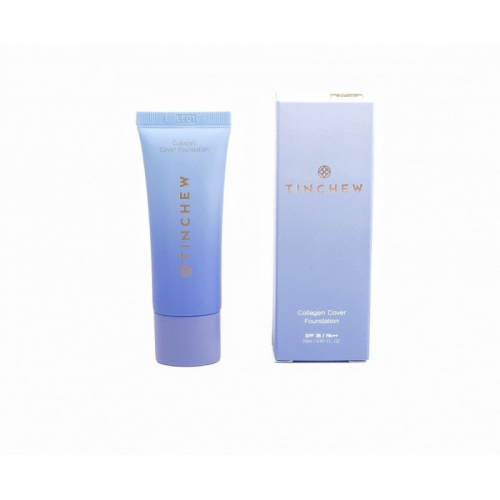 TINCHEW COLLAGEN COVER FOUNDATION SPF 36/PA++ 21 VANILLA(20ML ...