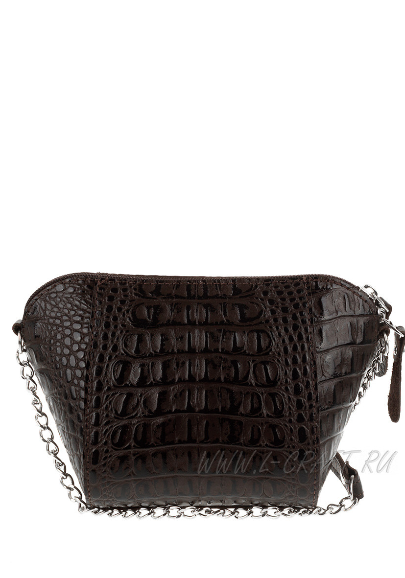 Модель №L109 | кожа | крокодил | коричневый | К209-2 | 26242
