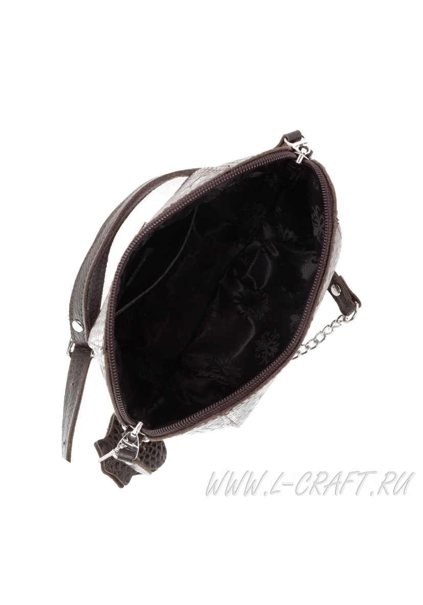 Модель №L109 | кожа | крокодил | коричневый | К209-2 | 26242