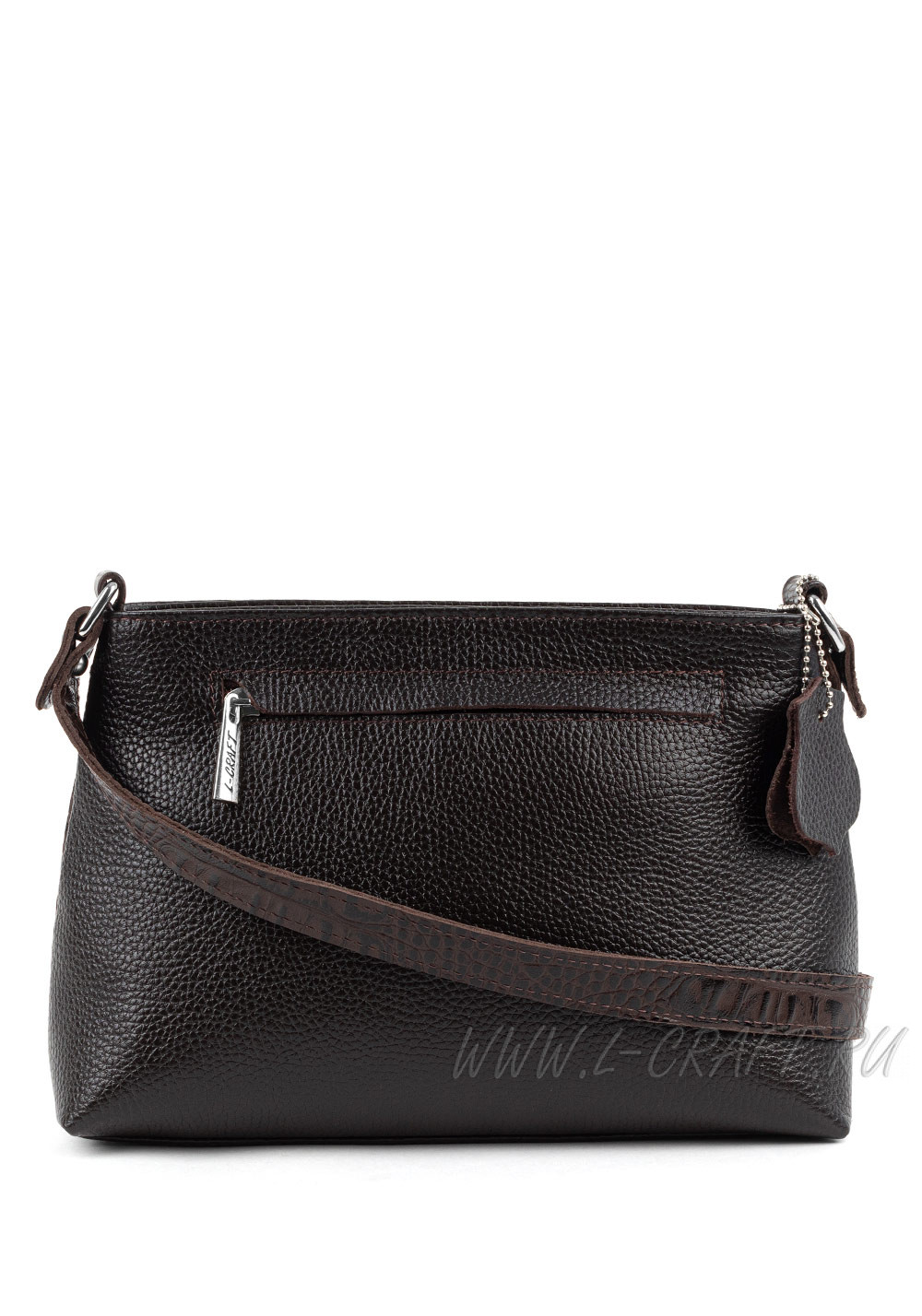 Модель №L121 | кожа | гладкий крокодил | коричневый | К209-2 | 27543
