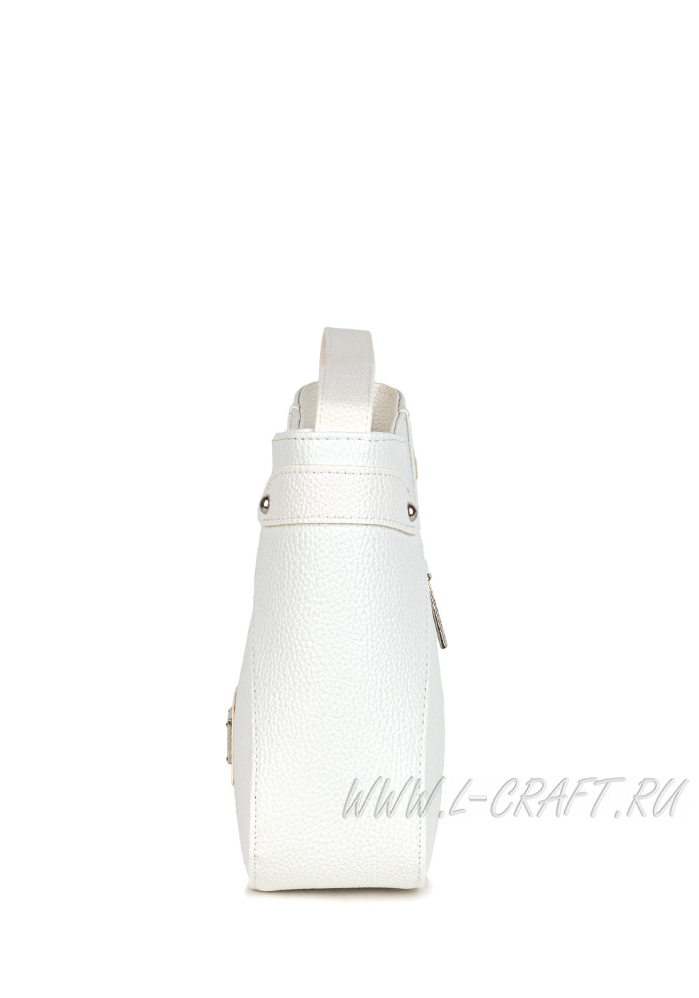 Модель №1306 | кожзам | гладкий | белый | Р884-10 | 29127