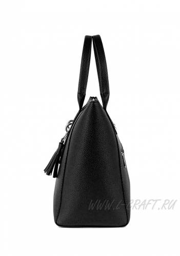 Модель №V163 | кожзам | гладкий | черный | Р847-1 | 28654