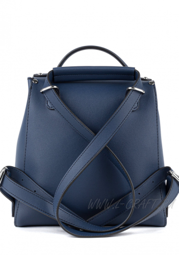 Модель №V122 | кожзам | гладкий | синий | Р848-16 | 28102