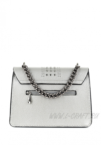 Модель №V150 | кожзам | гладкий змея | серебро | Р847-11 | 27090