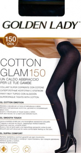 Колготки теплые, Golden Lady, Cotton Glam 150