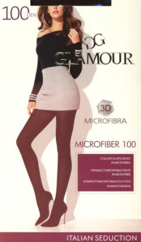 Колготки теплые, Glamour, Microfiber 100