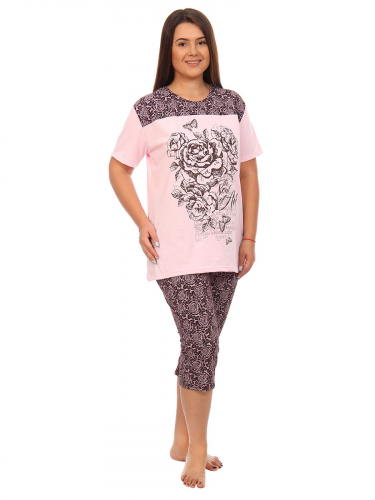 Пижама Агая Плюс 3015 (Светло-розовый)