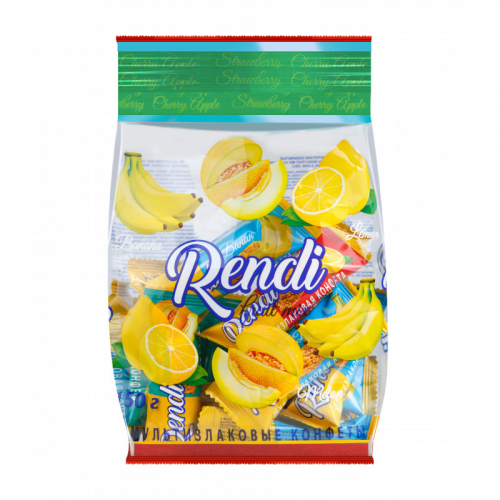 Rendi / Мультизлаковые конфеты микс (вишня, клубника, яблоко)  150гр