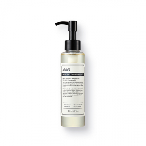 Увлажняющее гидрофильное масло  Gentle Black Fresh Cleansing Oil 150мл