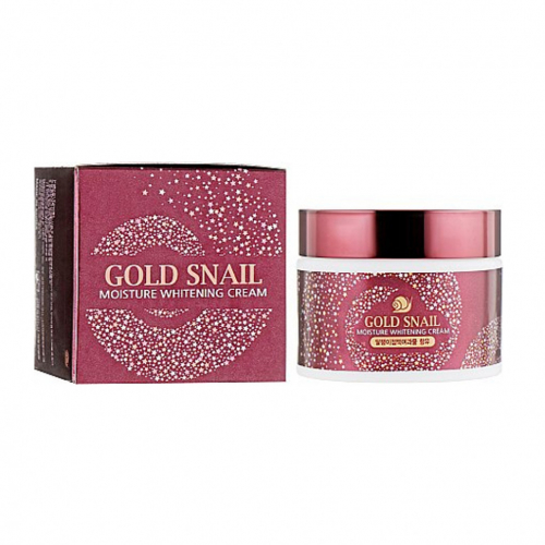 Увлажняющий крем с муцином улитки ENOUGH Gold Snail Moisture Whitening Cream, 50 г