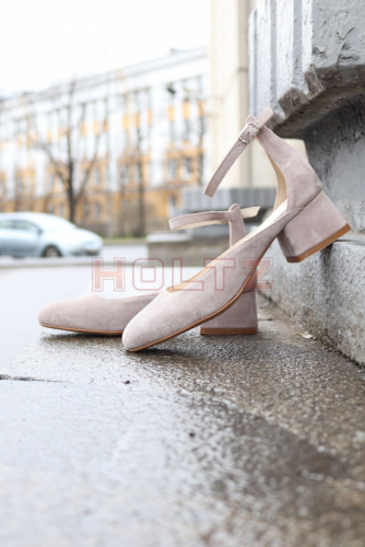 Женские нюдовые туфли Marissa c пряжкой