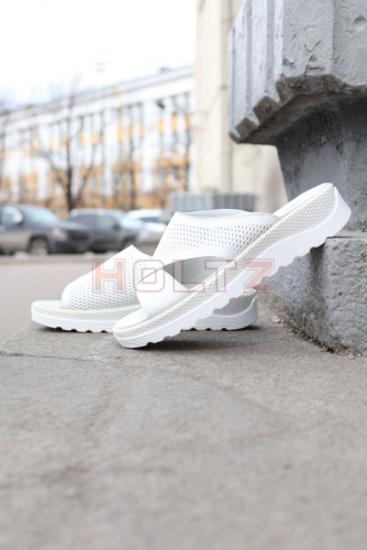 Женские белые босоножки сабо  MF87818-2-A