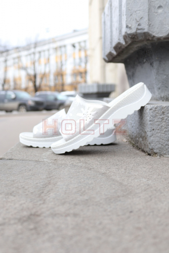 Женские белые босоножки сабо  MF87818-5-H
