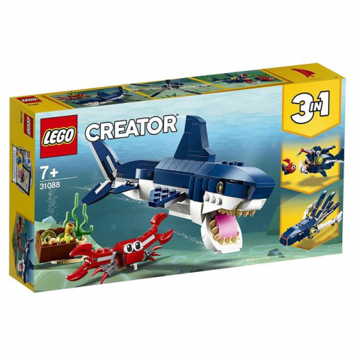 Конструктор Lego Creator «Криэйтор: Обитатели морских глубин», 230 деталей