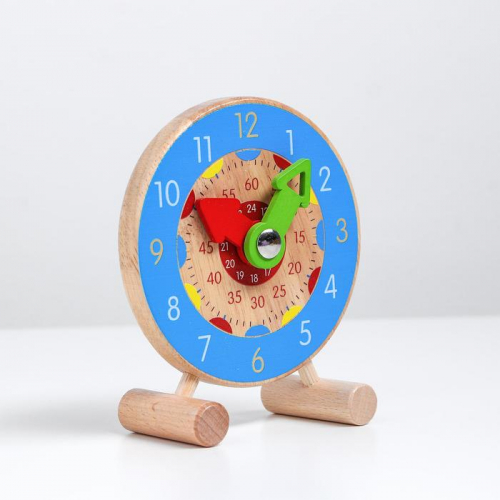 Детские обучающие часы «Учим время» 11×3×14 см, МИКС