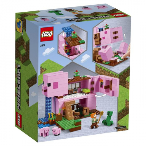 Конструктор Lego Minecraft «Дом-свинья»