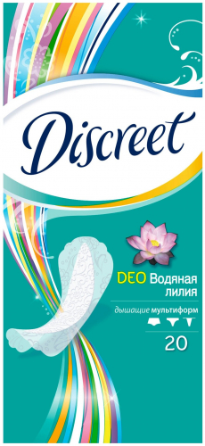 Discreet прокладки ежедневные Deo Multiform, 20 шт. 