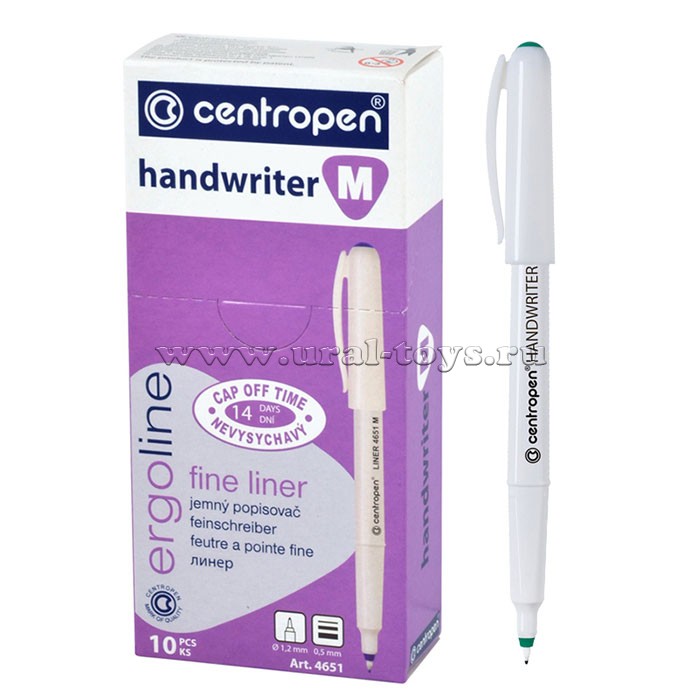 Hand writer. Линер Centropen Handwriter. 0ц-00379517 2551/1ч линер 1,2 мм черный Handwriter 2551/1ч шт. Three Handwriter.